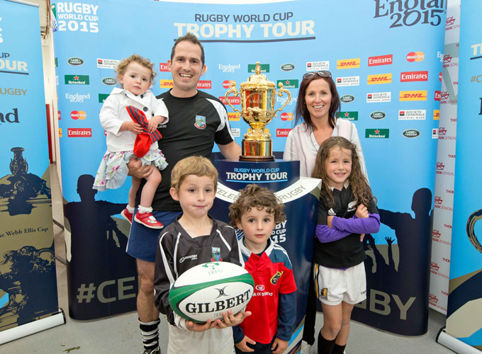 Fans Out In Force For Webb Ellis Cup